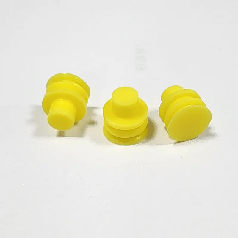 2.6mm dilaw na silicone seal plug